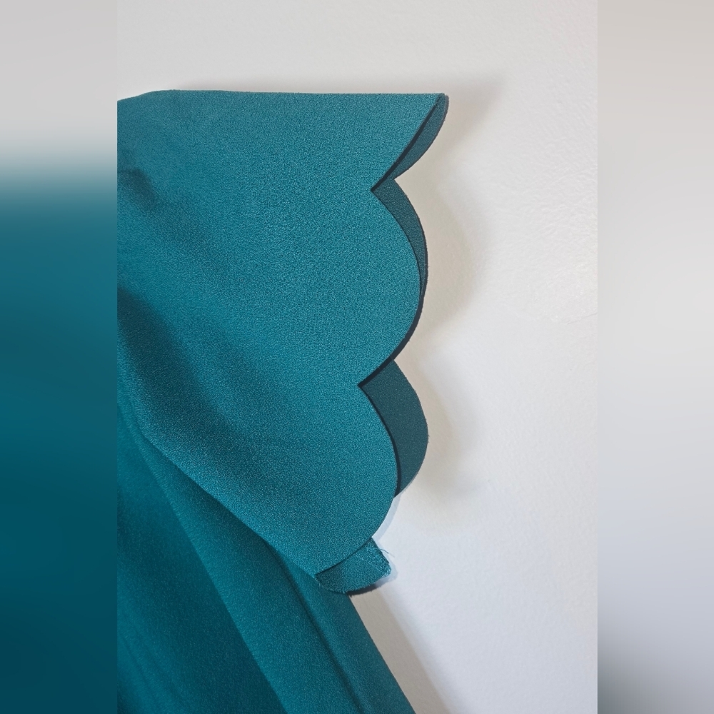Banana Republic Teal Off-Shoulder Mini Dress - Picture 6 of 9
